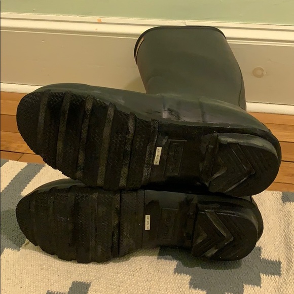 Original Back Adjustable black Hunter Rain Boots - Picture 4 of 6